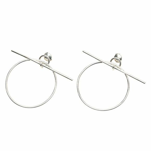 Hermes LOOP SV925 Earrings - Picture 1 of 6